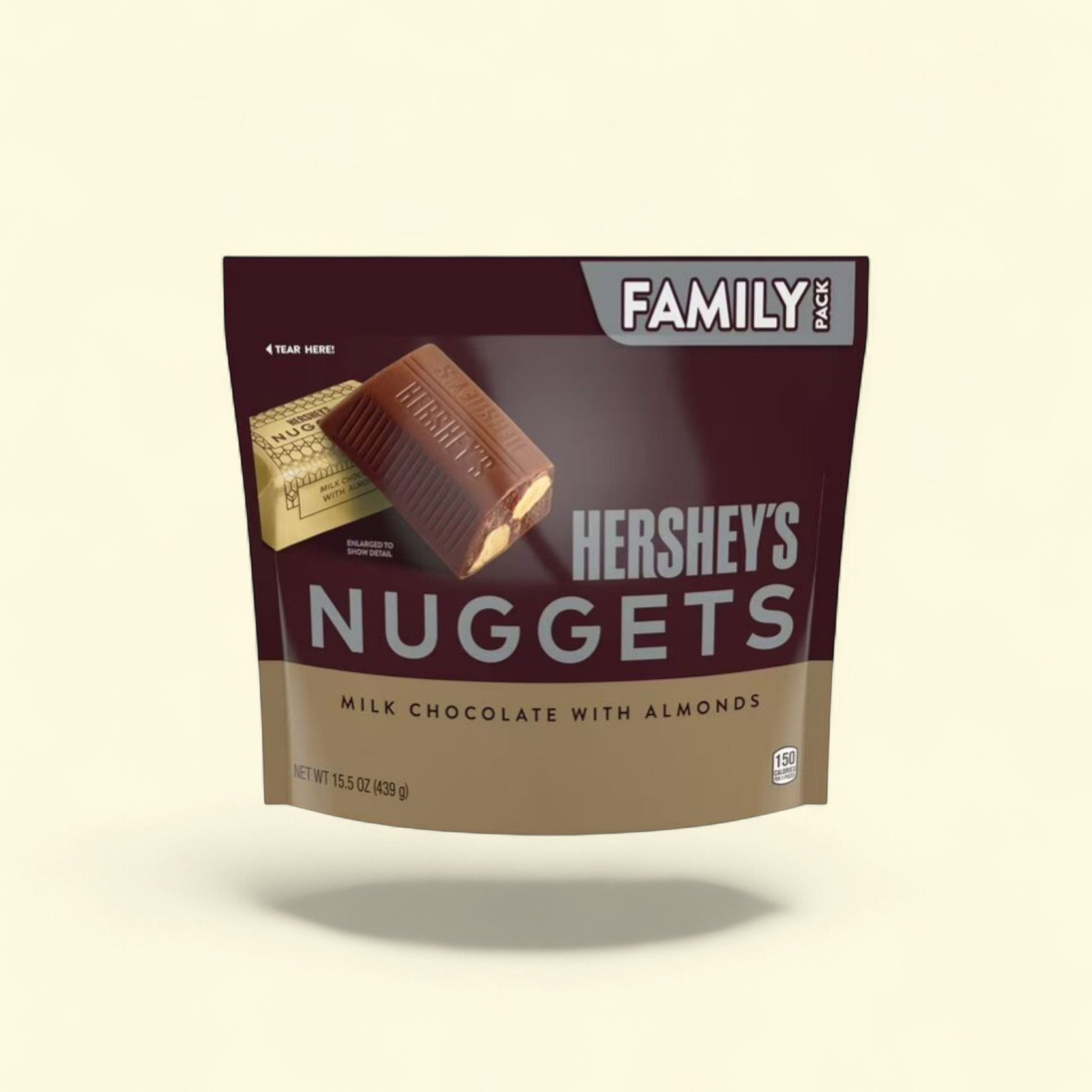 Hershey's Nuggets Milk Chocolate with Almonds Candy, 15.5 oz — authentic US product shipped worldwide by Treatspree