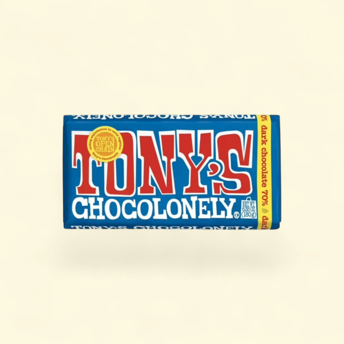Tony's Chocolonely Dark Chocolate Bar, 6.35 oz — authentic US product shipped worldwide by Treatspree