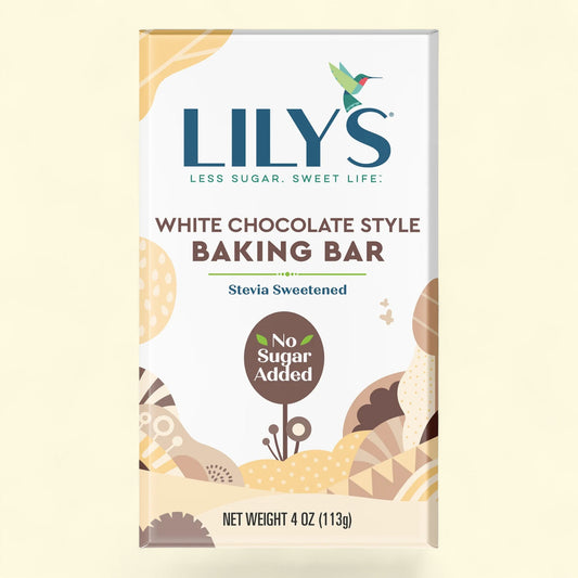 Lily's White Chocolate Style Baking Bar, 4 oz