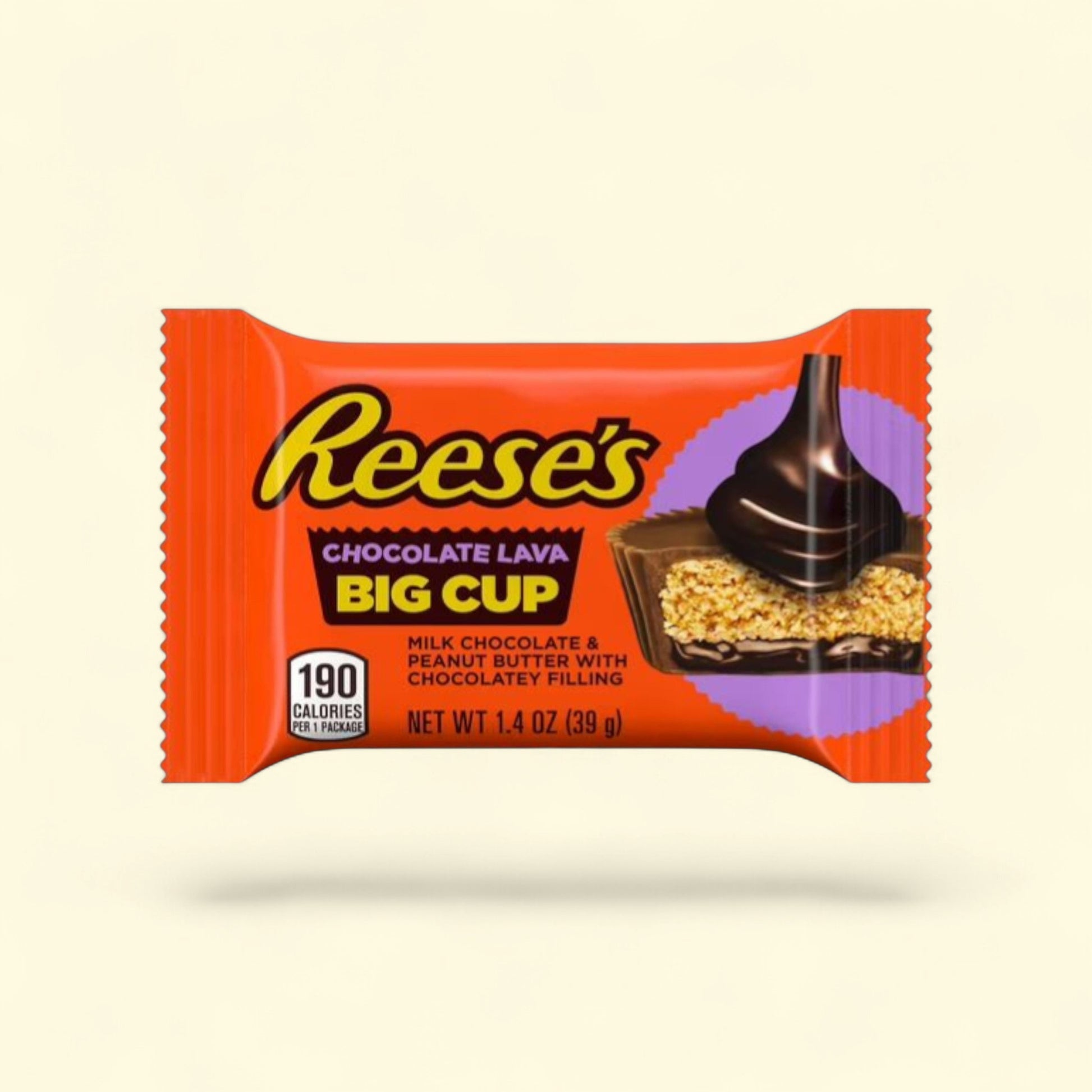 Reese's Big Cup Milk Chocolate Peanut Butter Cups, 1.4 oz Pack — authentic US product shipped worldwide by Treatspree