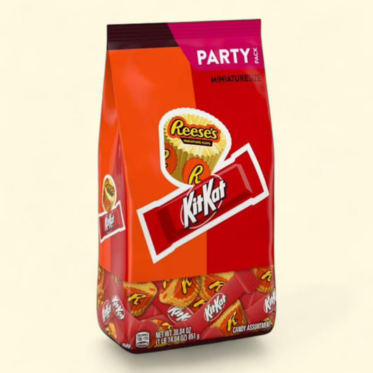 Bonbons au chocolat au lait Kit Kat et Reese's Miniatures, paquet festif de 850 g