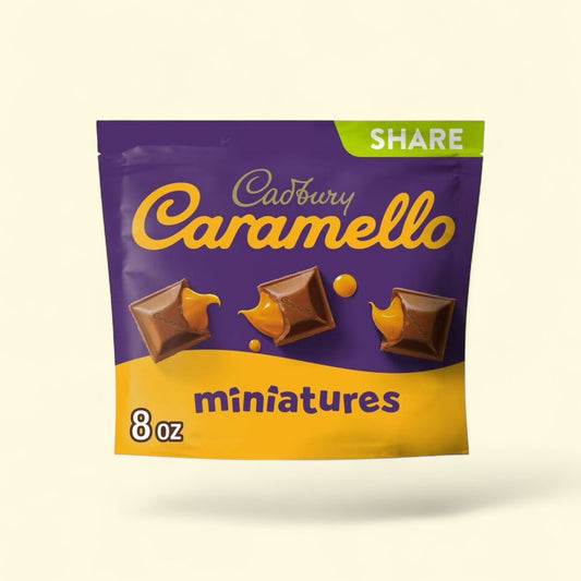 Cadbury Caramello Miniatures, 8 oz. — authentic US product shipped worldwide by Treatspree