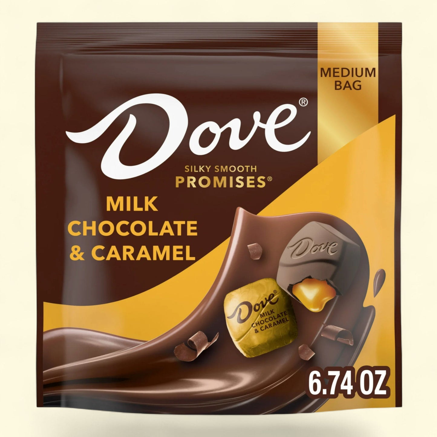 Dove Promises Milk Chocolate & Caramel Candy, 6.74 oz