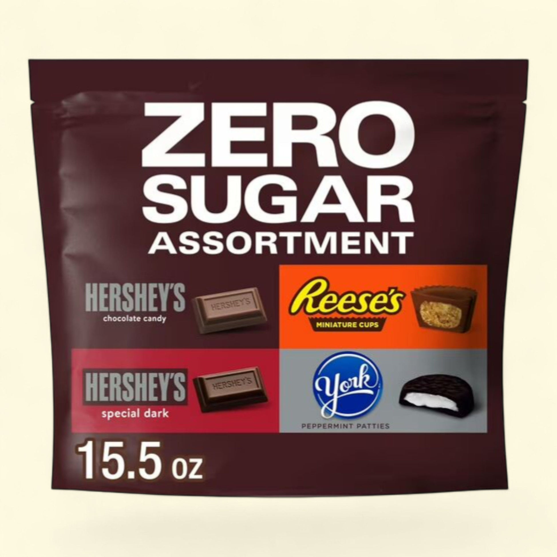 Hershey's, Reese's, York Zero Sugar Assorted Flavored Candy, 15.5 oz