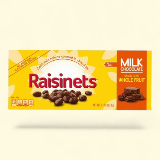 Raisinets Milk-Chocolate-Covered California Raisins, 3.1 oz