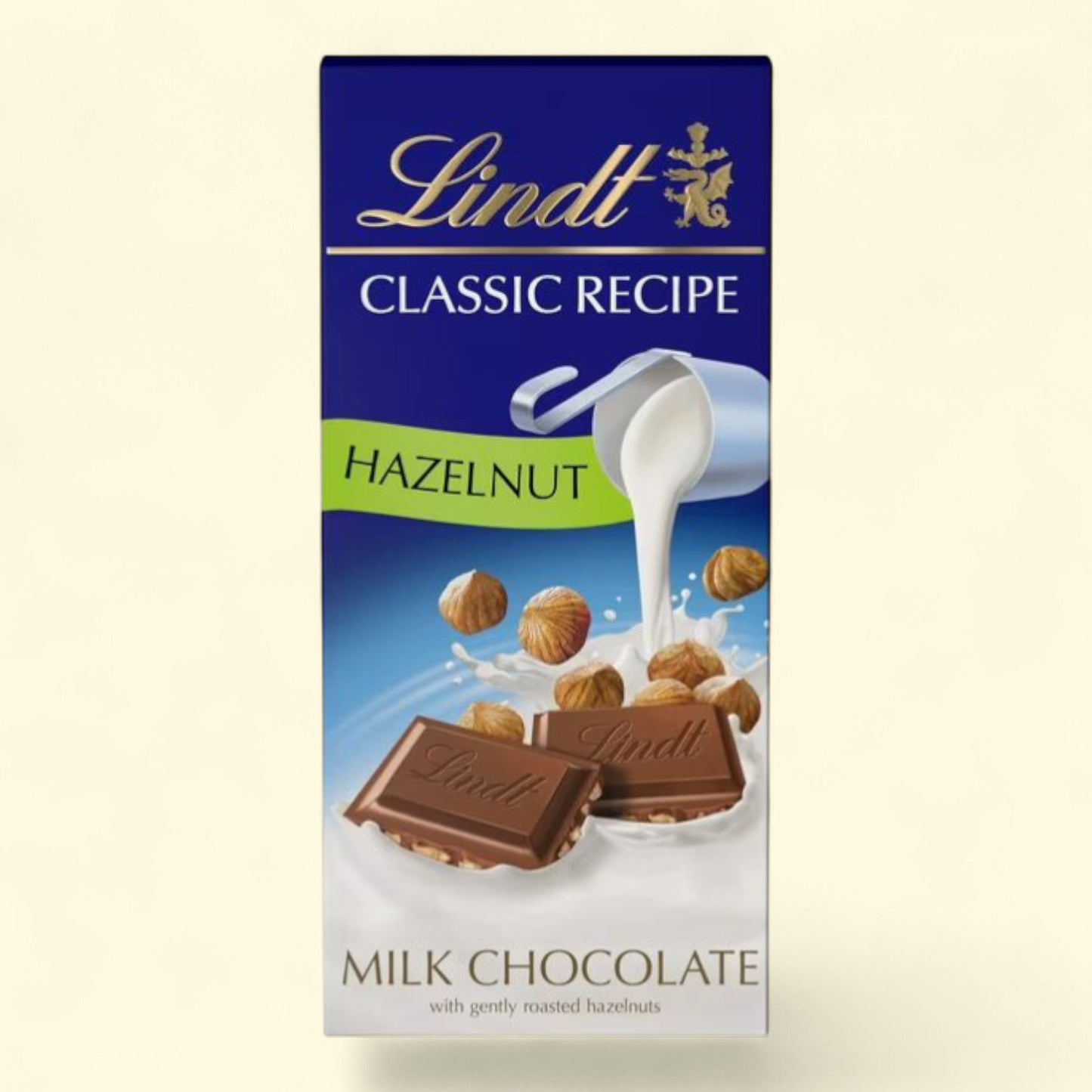 Lindt Hazelnut Milk Chocolate Candy Bar, 4.4 oz