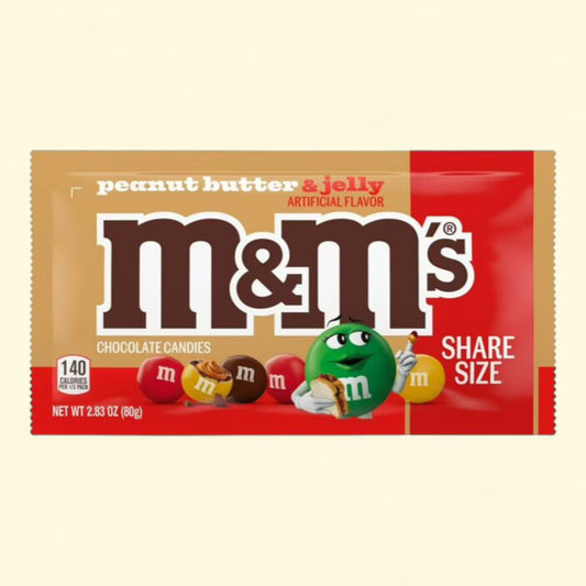 M&M's Peanut Butter & Jelly Candy, 2.83 oz