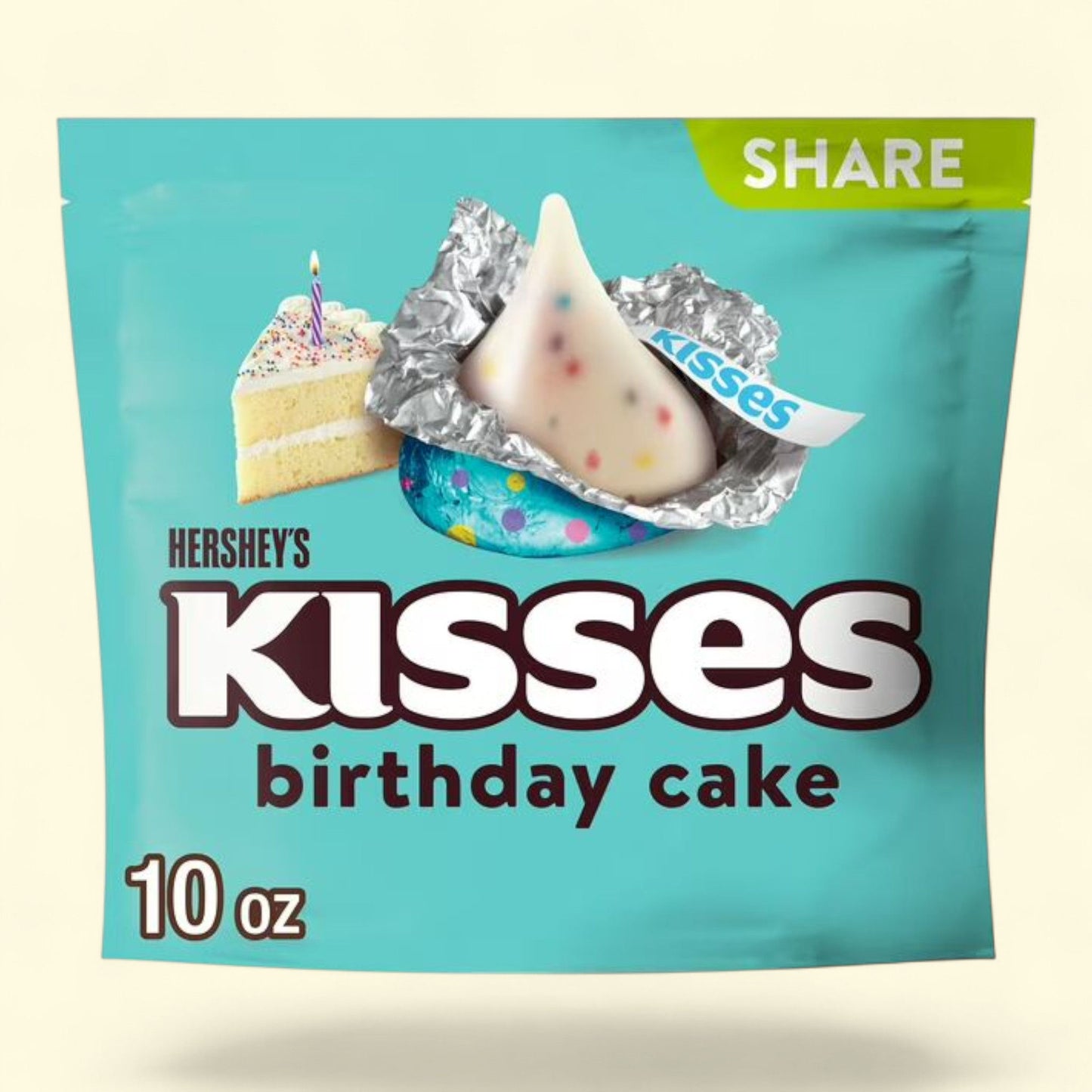 Hershey's Kisses Birthday Cake Candy, 10 oz