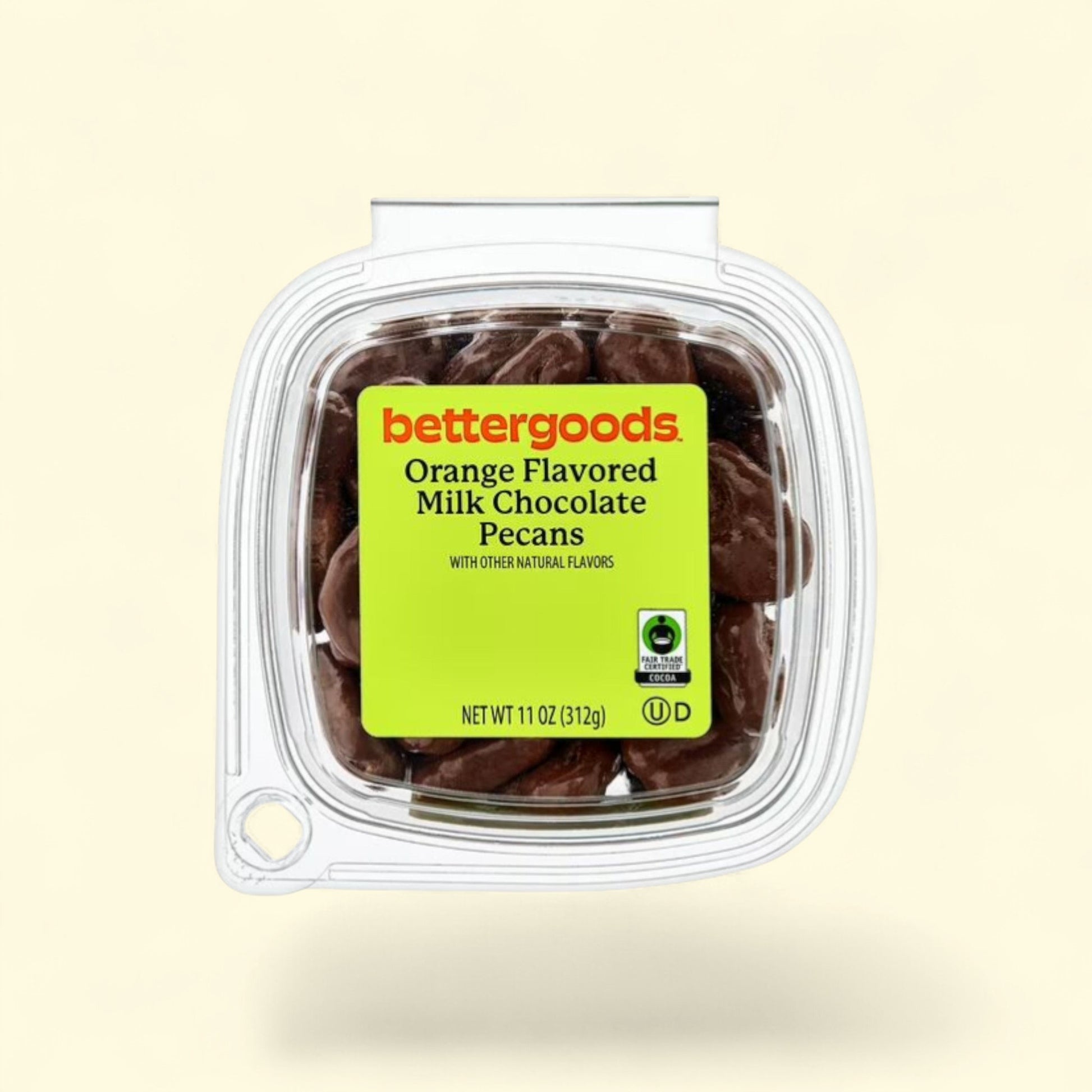 Bettergoods Orange Flavored Milk Chocolate Pecans, 11 oz — authentic US product shipped worldwide by Treatspree