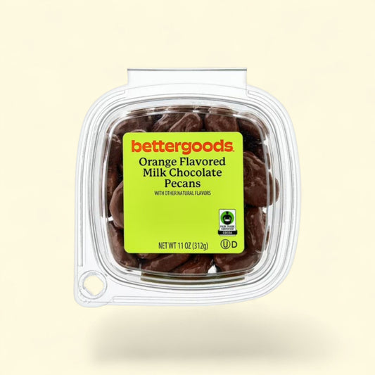 Bettergoods Orange Flavored Milk Chocolate Pecans, 11 oz — authentic US product shipped worldwide by Treatspree