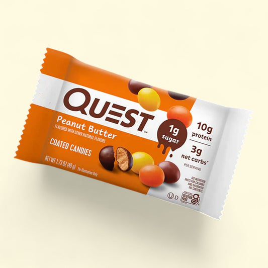 Quest Nutrition Coated Candies, Peanut Butter, 30g