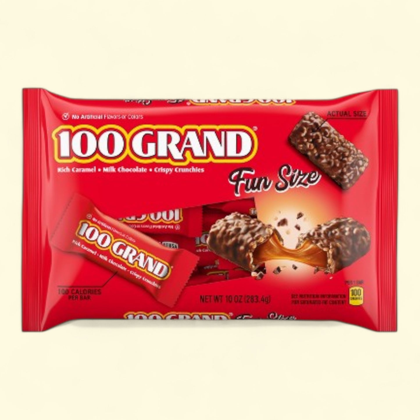 100 Grand Fun Size Chocolate Candy, 10oz