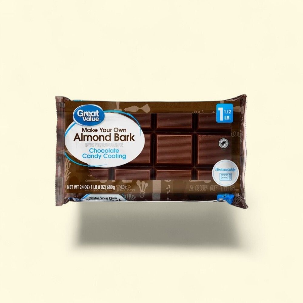 Great Value Chocolate Flavored Candy Coating Almond Bark — authentic US product shipped worldwide by Treatspree