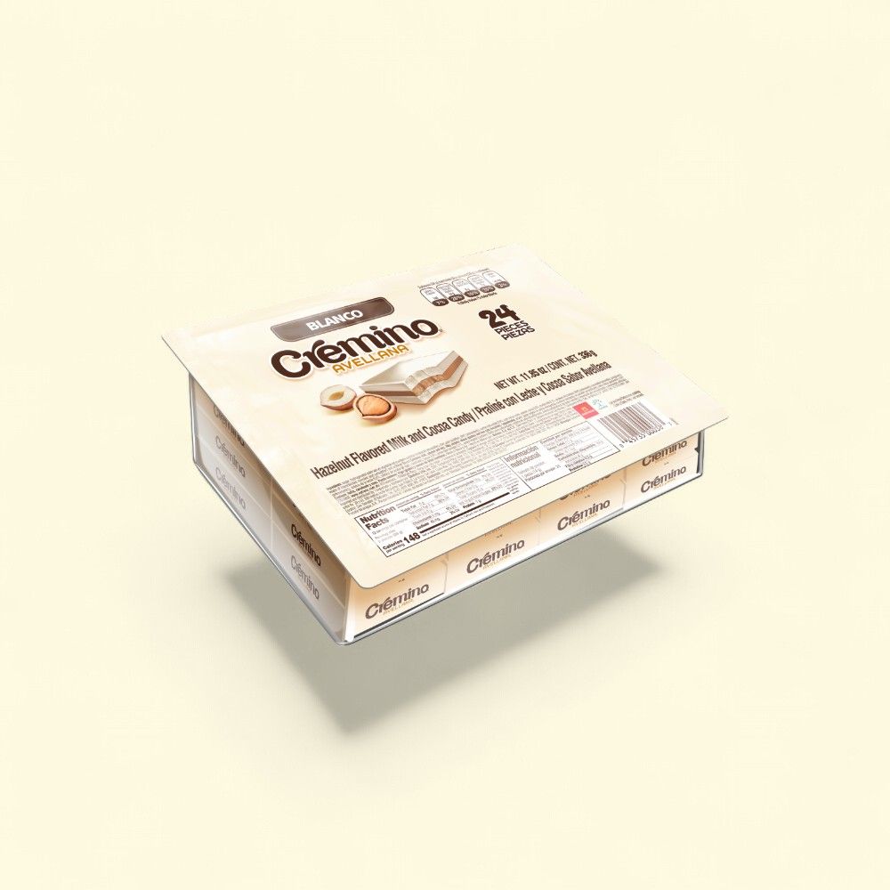 Cremino Hazelnut Milk & Cocoa Candy (24 Pieces) — authentic US product shipped worldwide by Treatspree