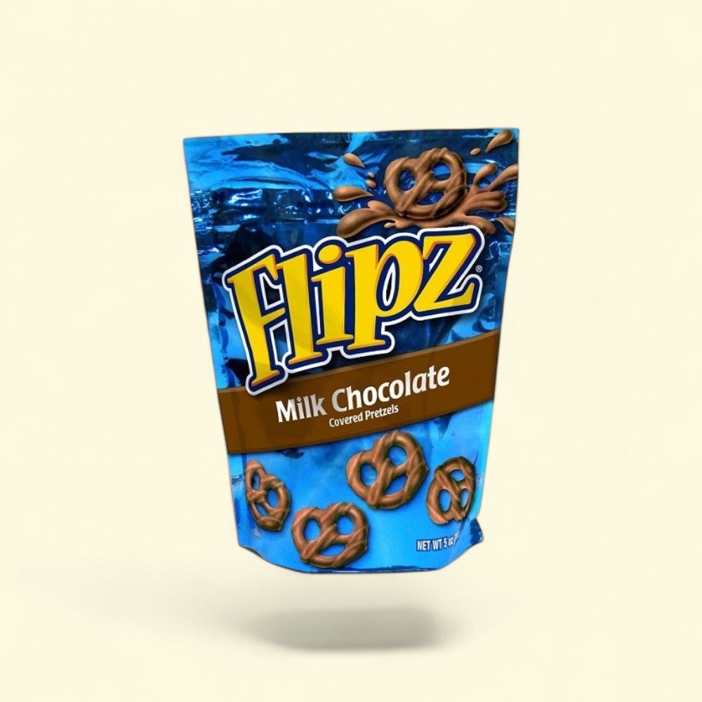 Flipz Milk Chocolate Covered Pretzels 5oz — authentic US product shipped worldwide by Treatspree