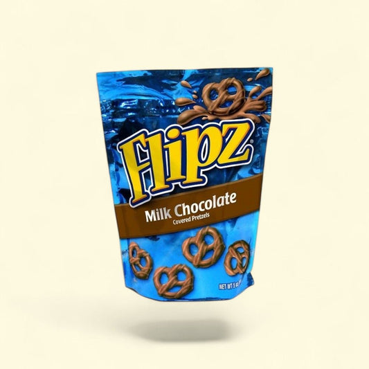 Flipz Milk Chocolate Covered Pretzels 5oz — authentic US product shipped worldwide by Treatspree