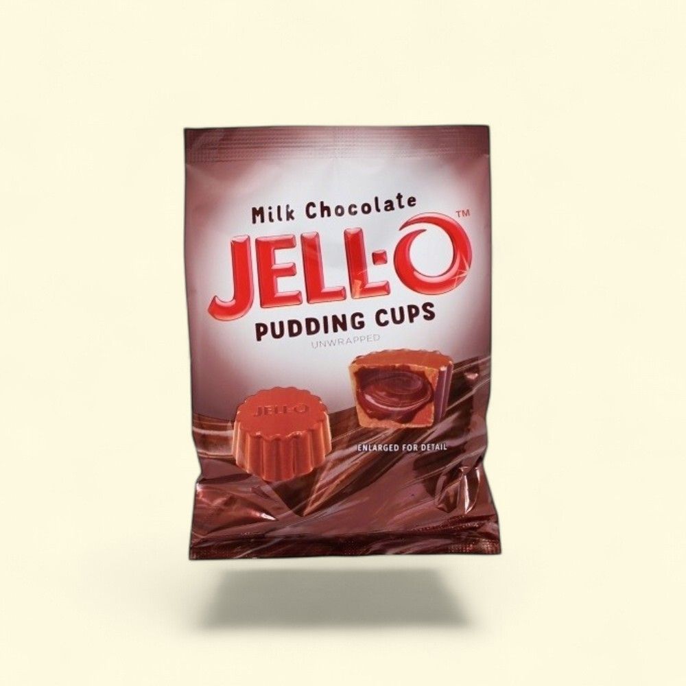 Jell-O Milk Chocolate Pudding Cups - 3.5oz (100g) — authentic US product shipped worldwide by Treatspree