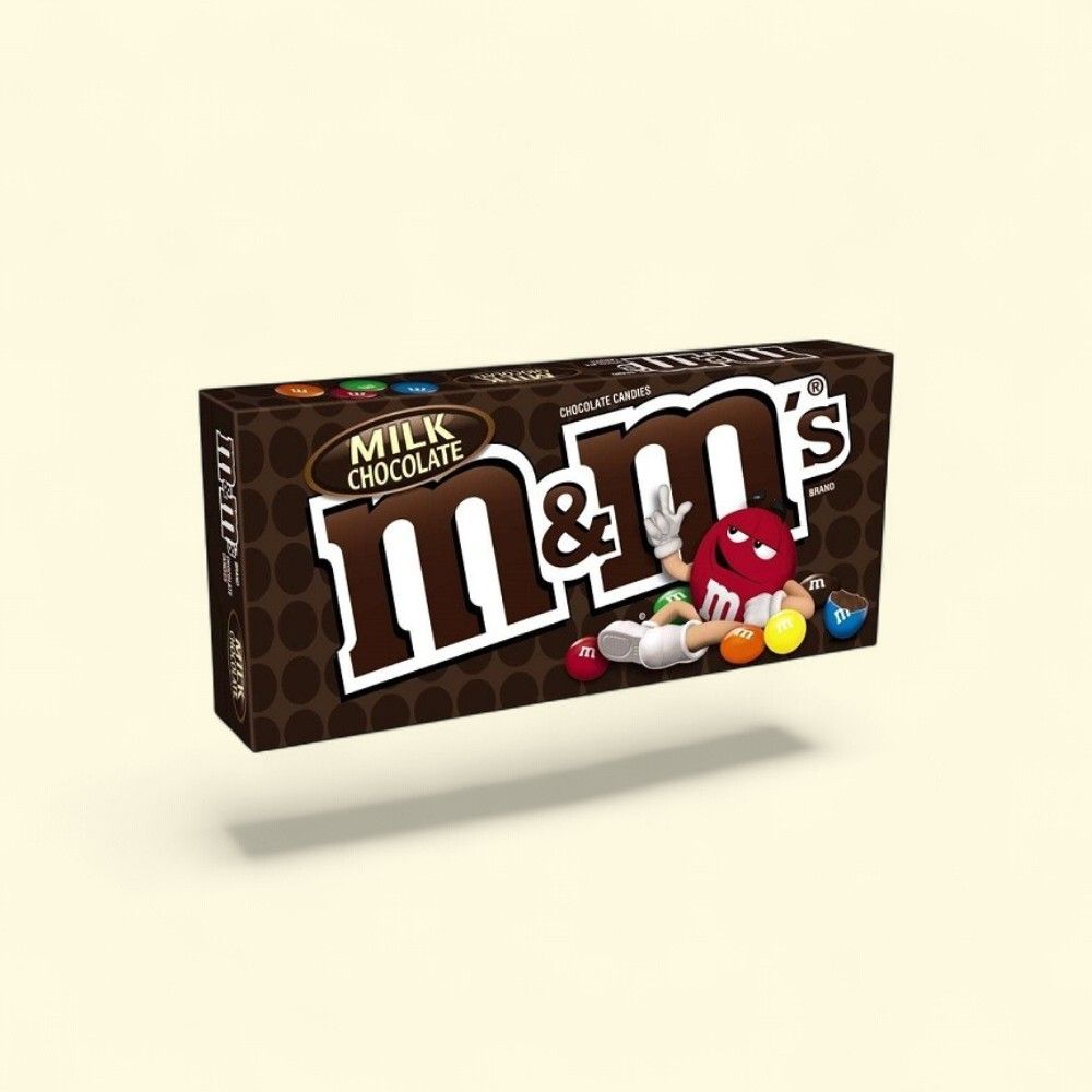 M&M's Milk Chocolate Theater Box (3.1 oz) — authentic US product shipped worldwide by Treatspree