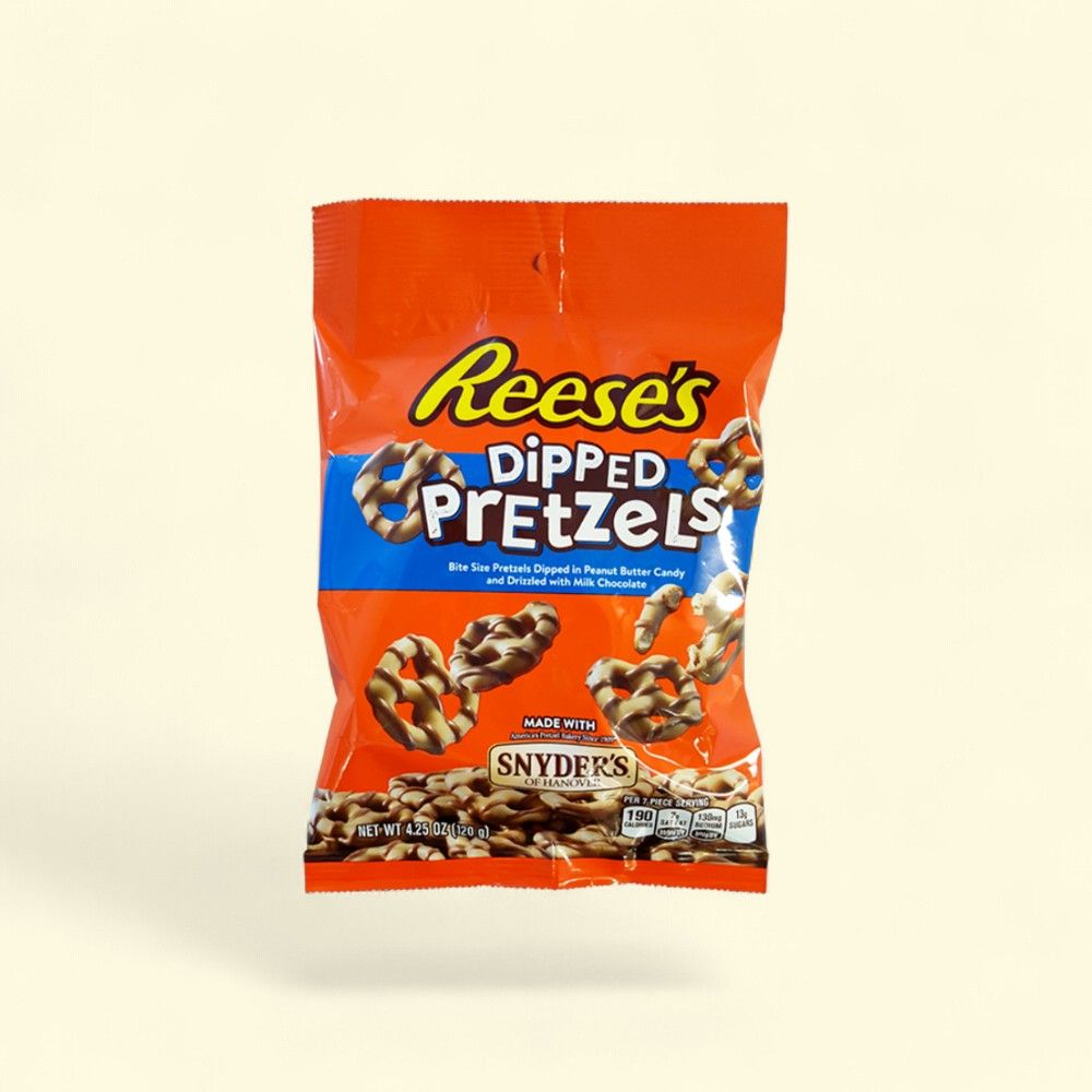 Reese's Dipped Pretzels - Peanut Butter & Chocolate — authentic US product shipped worldwide by Treatspree