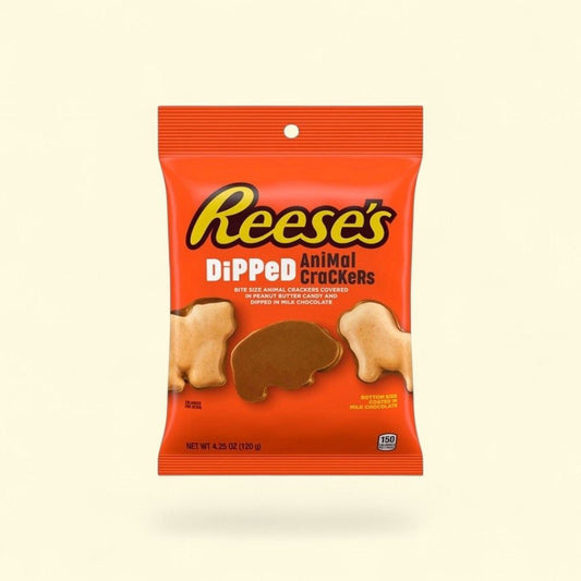 Reese's Milk Chocolate Dipped Animal Crackers 4.25oz — authentic US product shipped worldwide by Treatspree