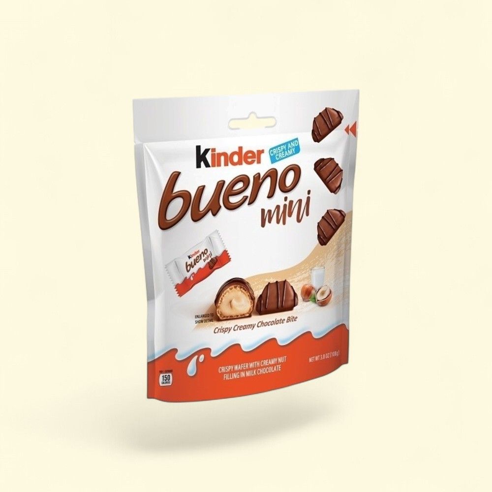 Kinder Bueno Mini Bites Crispy Creamy Chocolate — authentic US product shipped worldwide by Treatspree