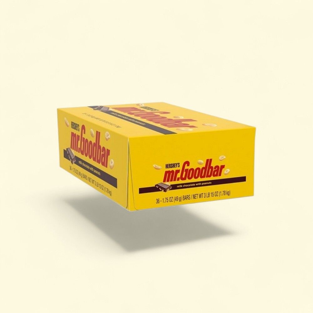Mr. Goodbar Milk Chocolate with Peanuts Candy Bars (36-Count Box) — authentic US product shipped worldwide by Treatspree