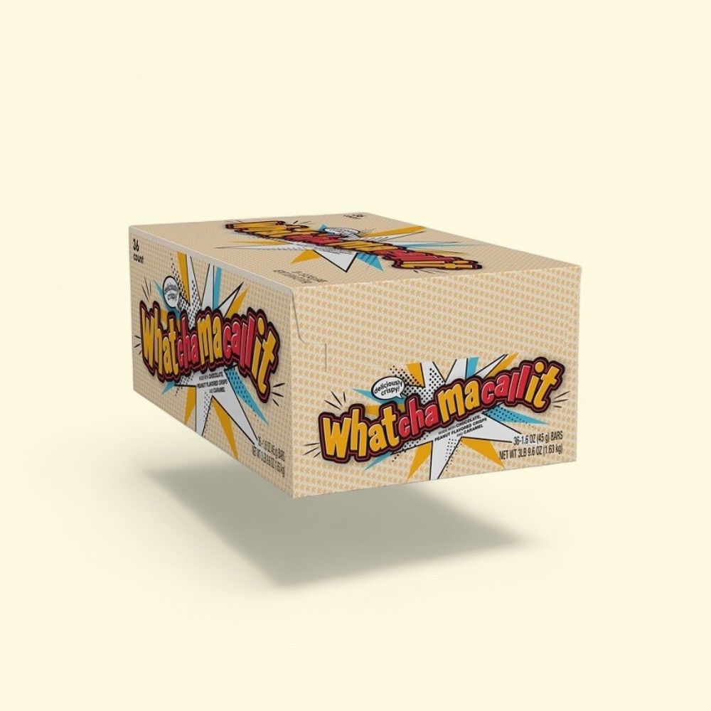 WHATCHAMACALLIT Candy Bar, Regular, Bulk Pack (36 Count) — authentic US product shipped worldwide by Treatspree