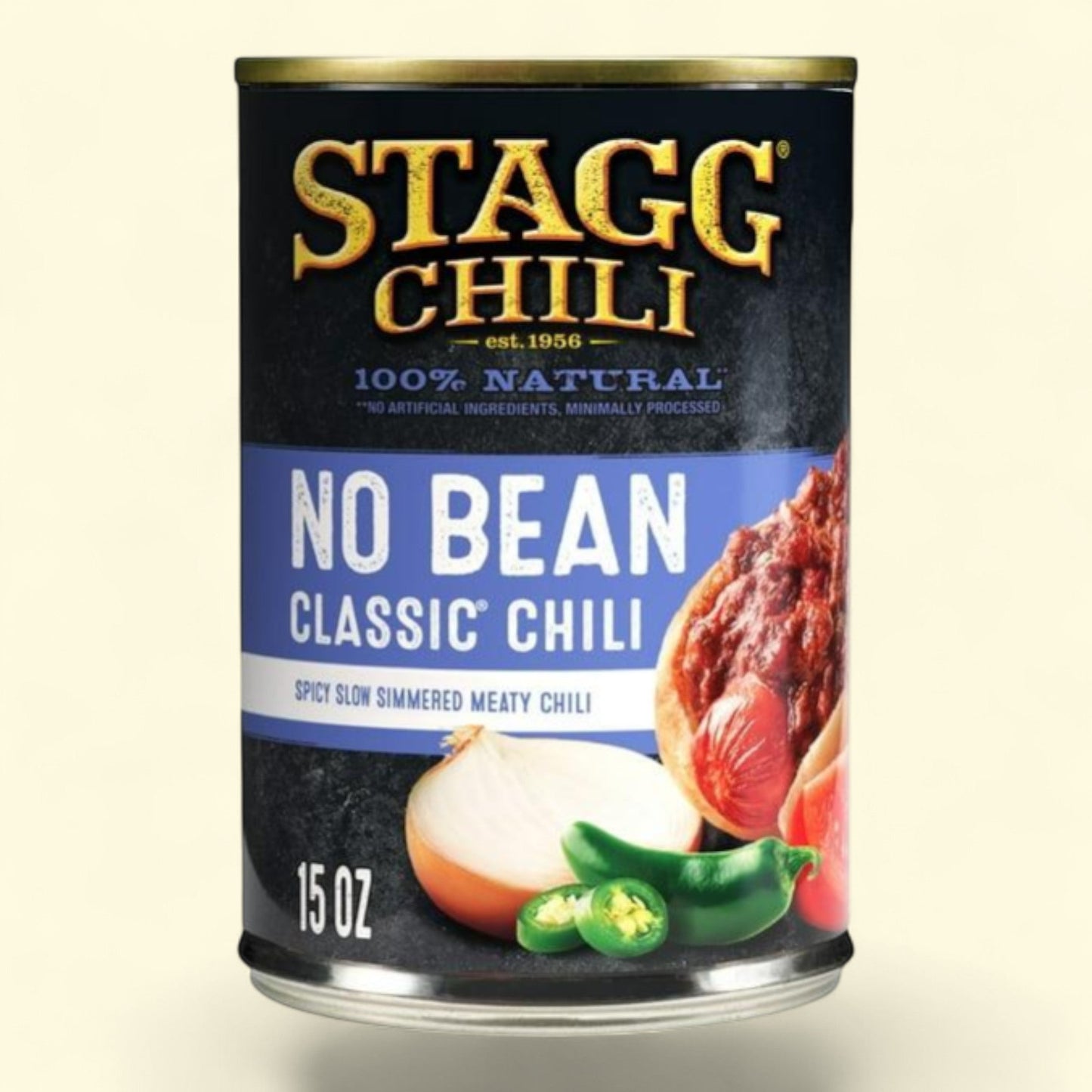 STAGG CLASSIC Chili No Beans Beef, 15 oz
