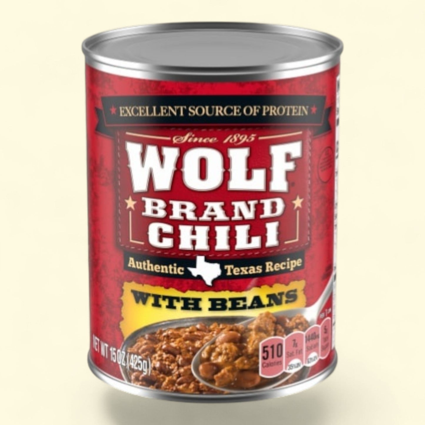 Wolf Brand Chili, With Beans 15 oz