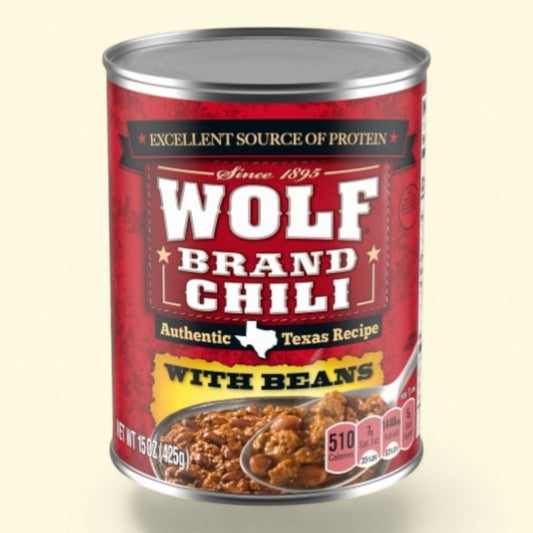 Wolf Brand Chili, With Beans 15 oz