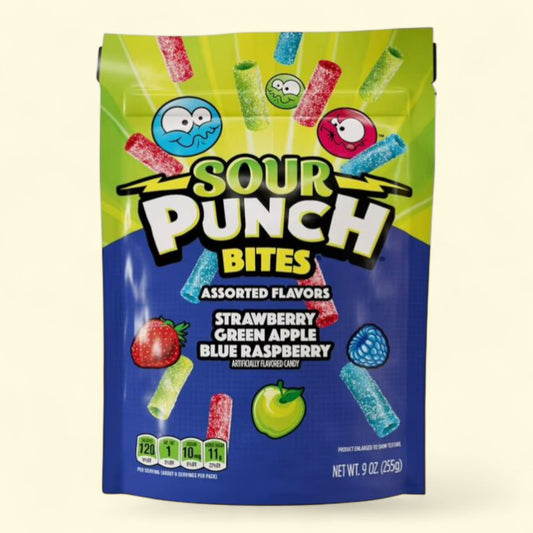 Bonbons Sour Punch Bites, 255 g