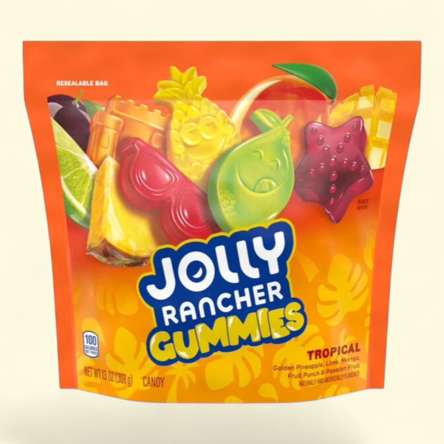 Bonbons gélifiés JOLLY RANCHER aux fruits tropicaux, 370 g