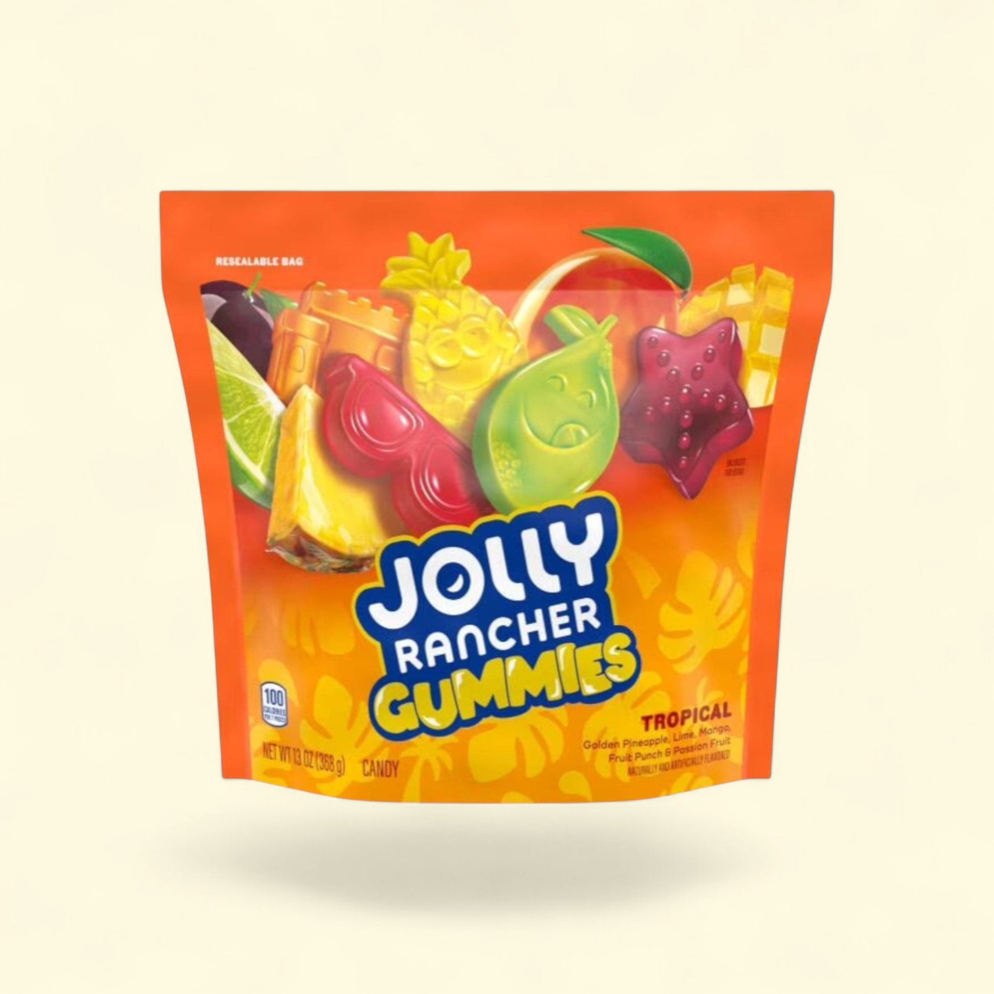 JOLLY RANCHER Gummies Tropical Fruit Candy, 13 oz — authentic US product shipped worldwide by Treatspree