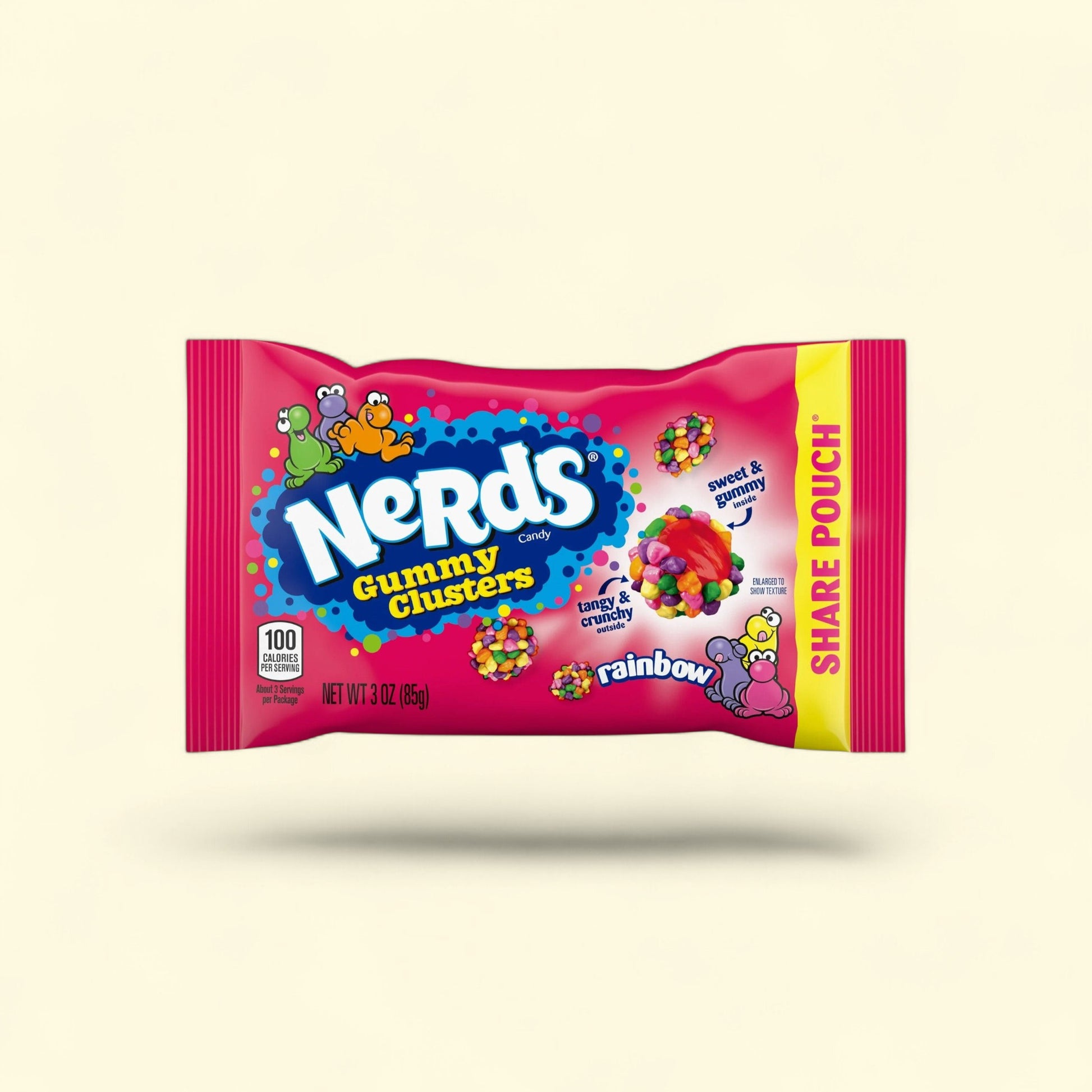Nerds Gummy Clusters Rainbow 3 oz — authentic US product shipped worldwide by Treatspree