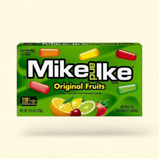 Mike and Ike Original Fruits Candy, 4.25 Ounce Theater Box — authentic US product shipped worldwide by Treatspree