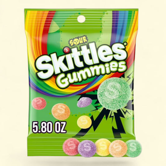 Bonbons gélifiés acidulés Skittles, 165 g