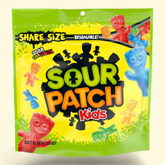 Bonbons moelleux et tendres SOUR PATCH KIDS, 340 g