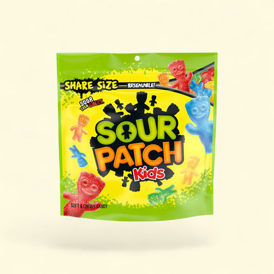 SOUR PATCH KIDS Soft & Chewy Candy, 12 oz — authentic US product shipped worldwide by Treatspree
