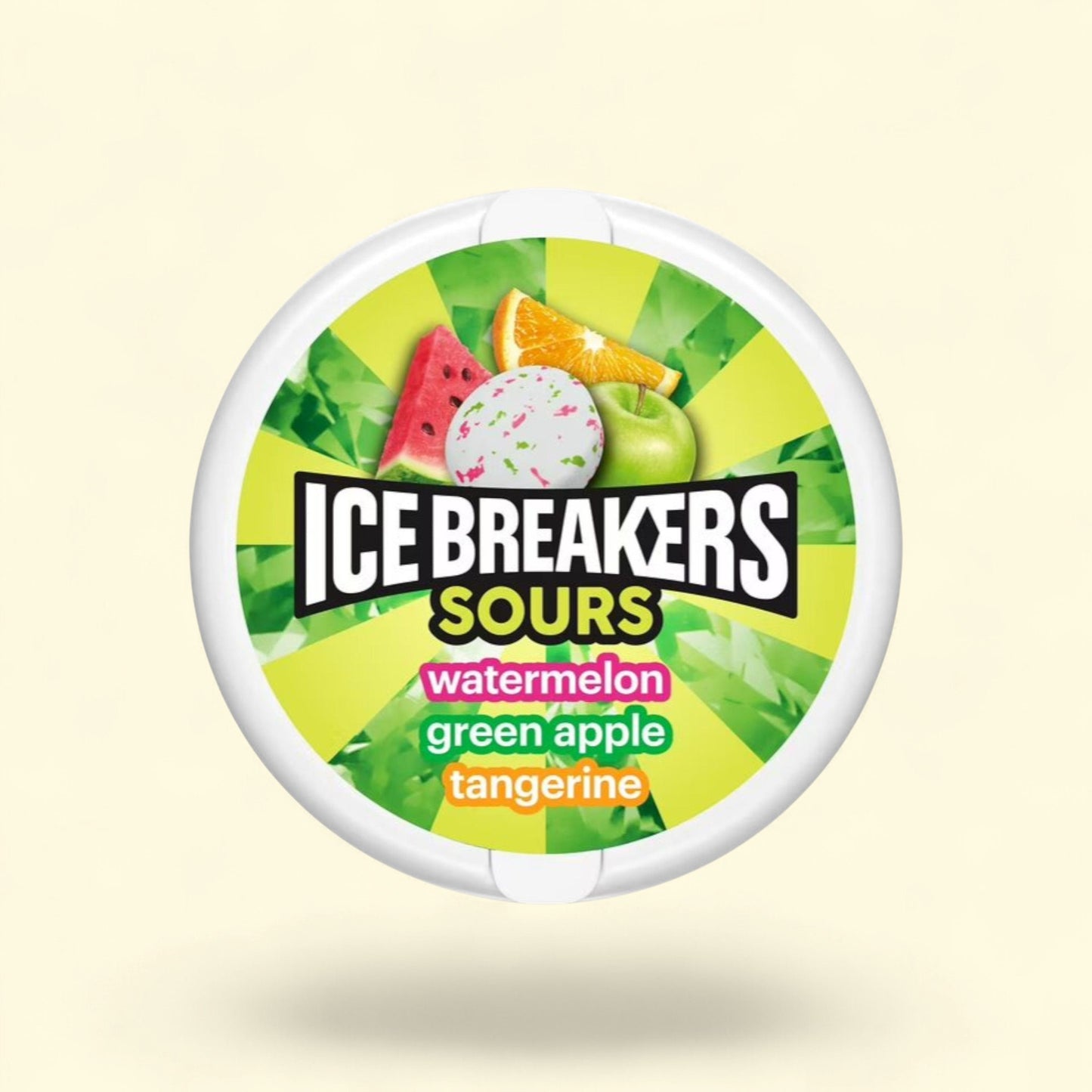 Ice Breakers Sours Assorted Fruit Flavored Sugar Free Mints, 1.5 oz... — authentic US product shipped worldwide by Treatspree