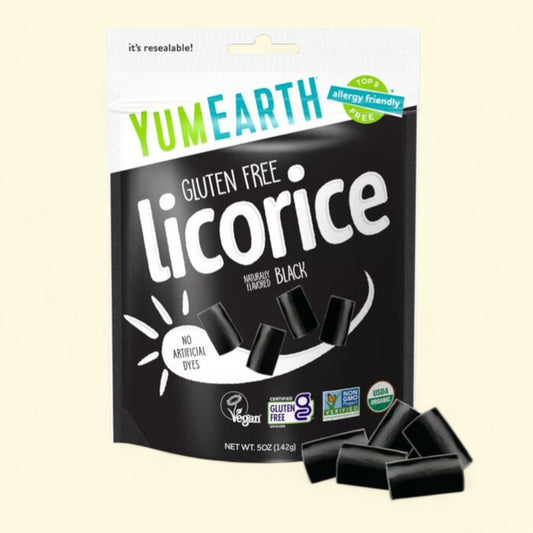 YumEarth : Réglisse noire bio, 140 g