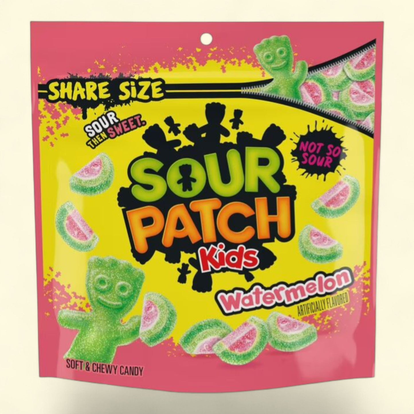 Bonbons moelleux et tendres SOUR PATCH KIDS à la pastèque, 340 g