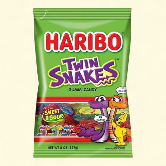 Bonbons gélifiés Twin Snakes de HARIBO, 227 g