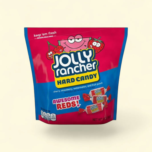 Jolly Rancher Awesome Reds Hard Candy, 13 oz — authentic US product shipped worldwide by Treatspree