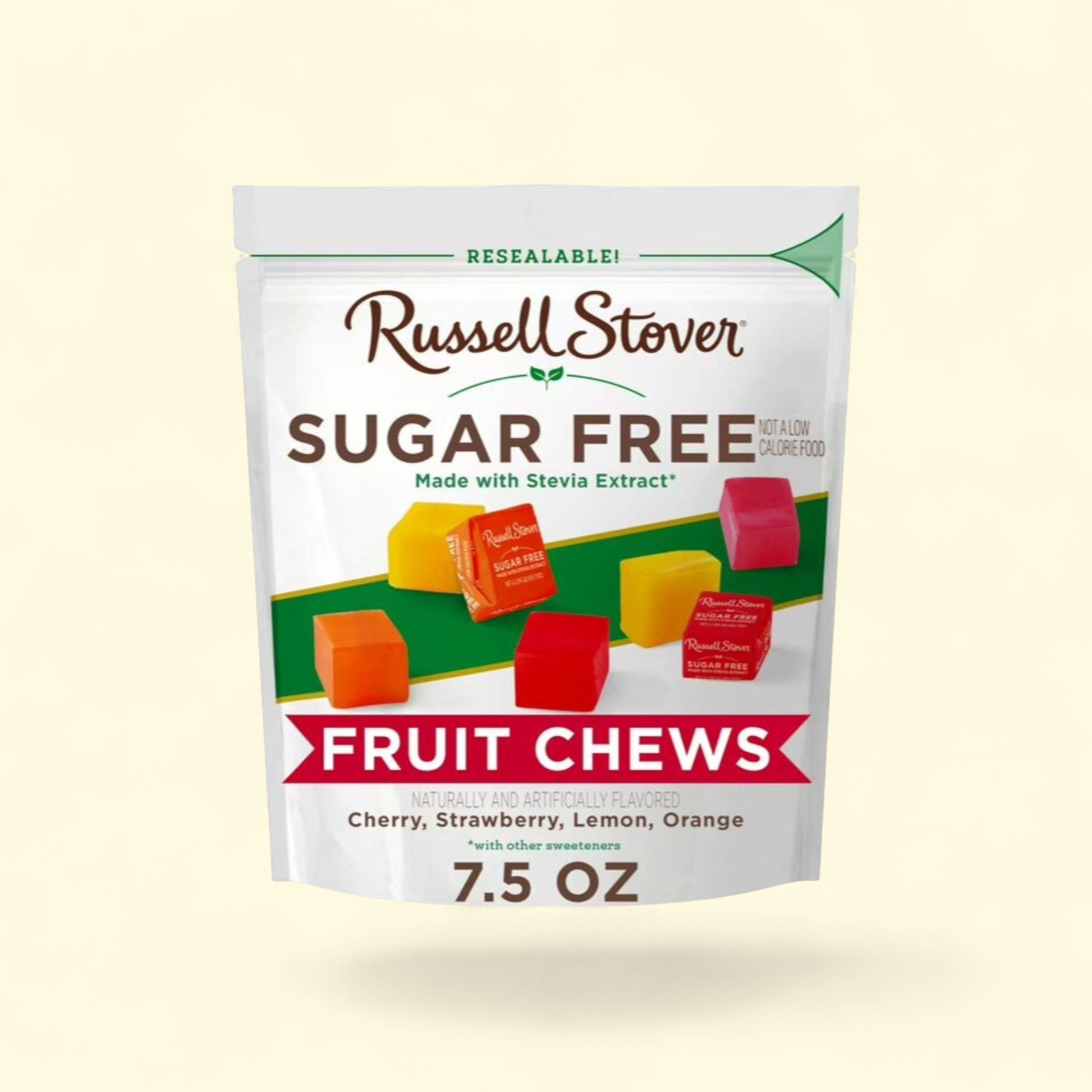 RUSSELL STOVER Fruit Chews Candy, 7.5 oz. — authentic US product shipped worldwide by Treatspree