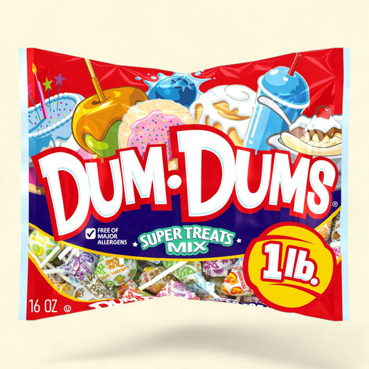 Dum Dums Lollipops & Suckers, Limited Edition Flavor Mix, 16 oz Bag