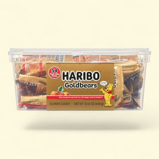 Boîte de bonbons HARIBO Goldbears (oursons en gélatine), 645 g