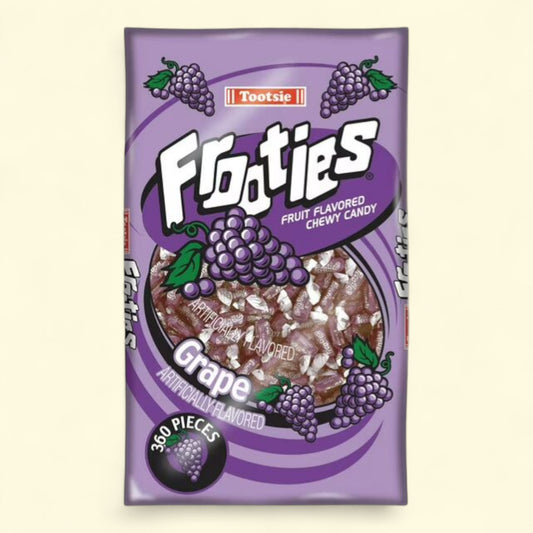Tootsie Roll Industries Frooties, raisin, 1,1 kg, 360 bonbons par sachet