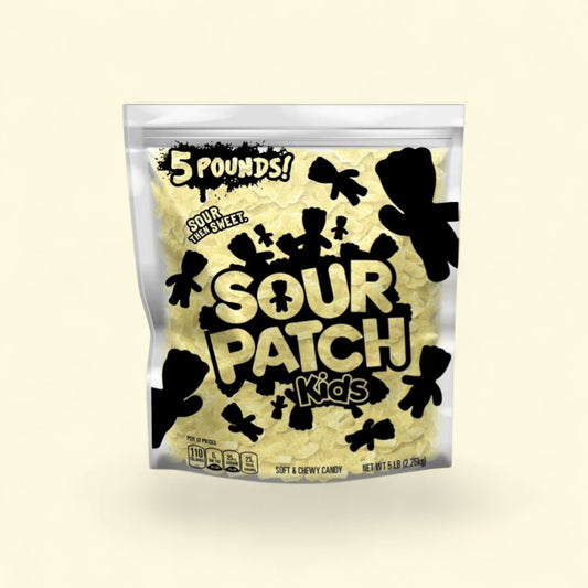 SOUR PATCH KIDS Pineapple Soft & Chewy Candy, 5 LB — authentic US product shipped worldwide by Treatspree