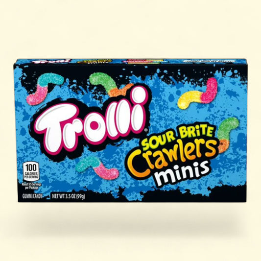 Mini bonbons gélifiés Trolli Sour Brite Crawlers, 100 g