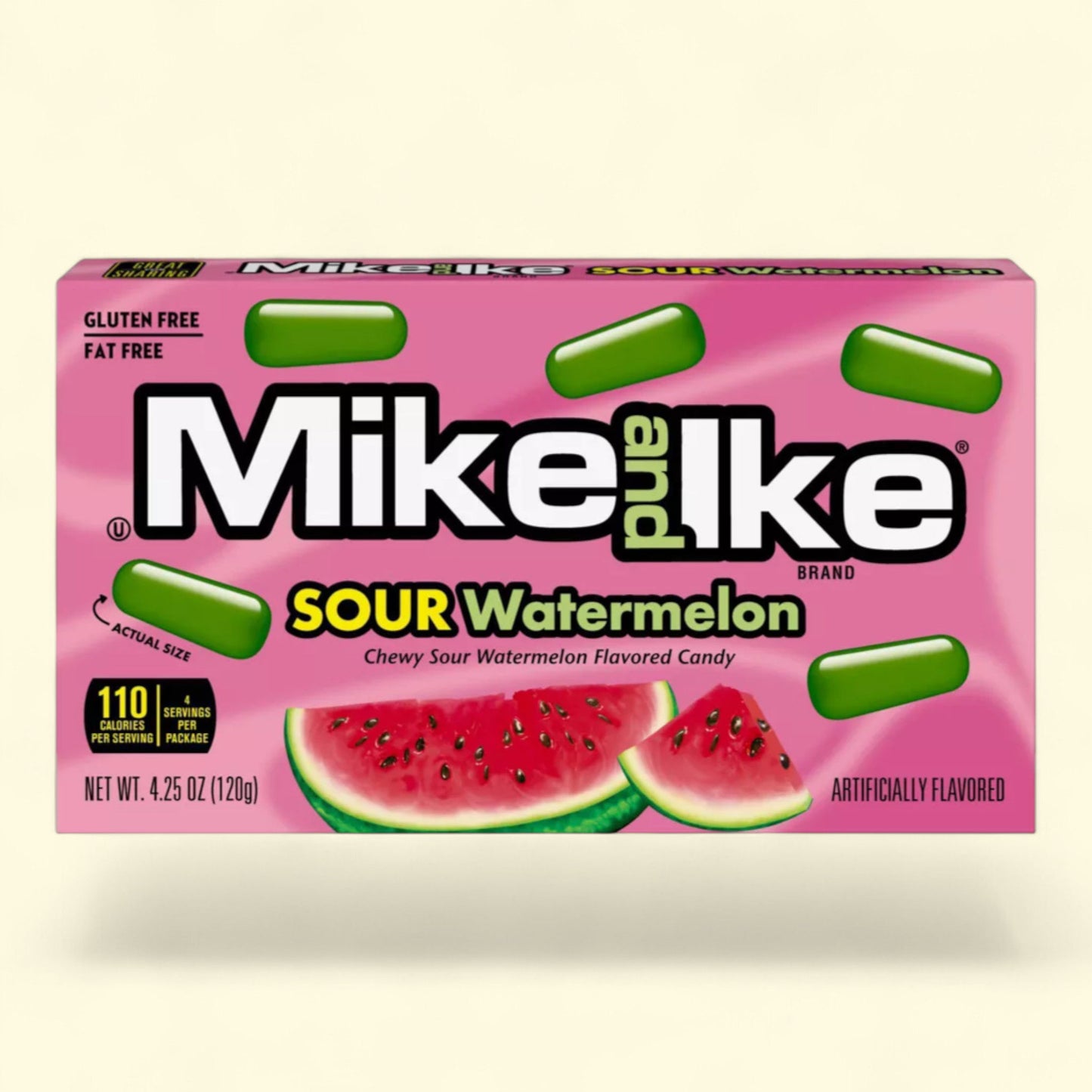 Mike and Ike Sour Watermelon Candy, 4.25oz